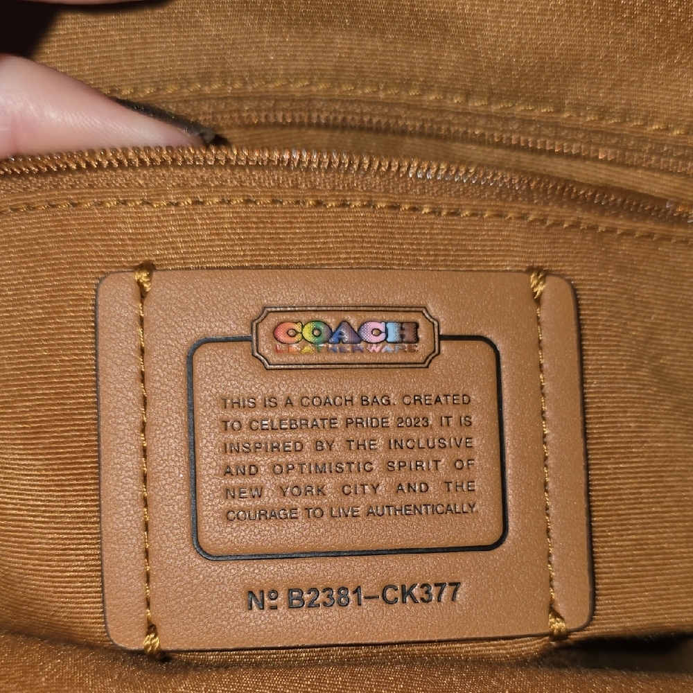 Coach Colorful Signature Backpack - Picture 13 of 16